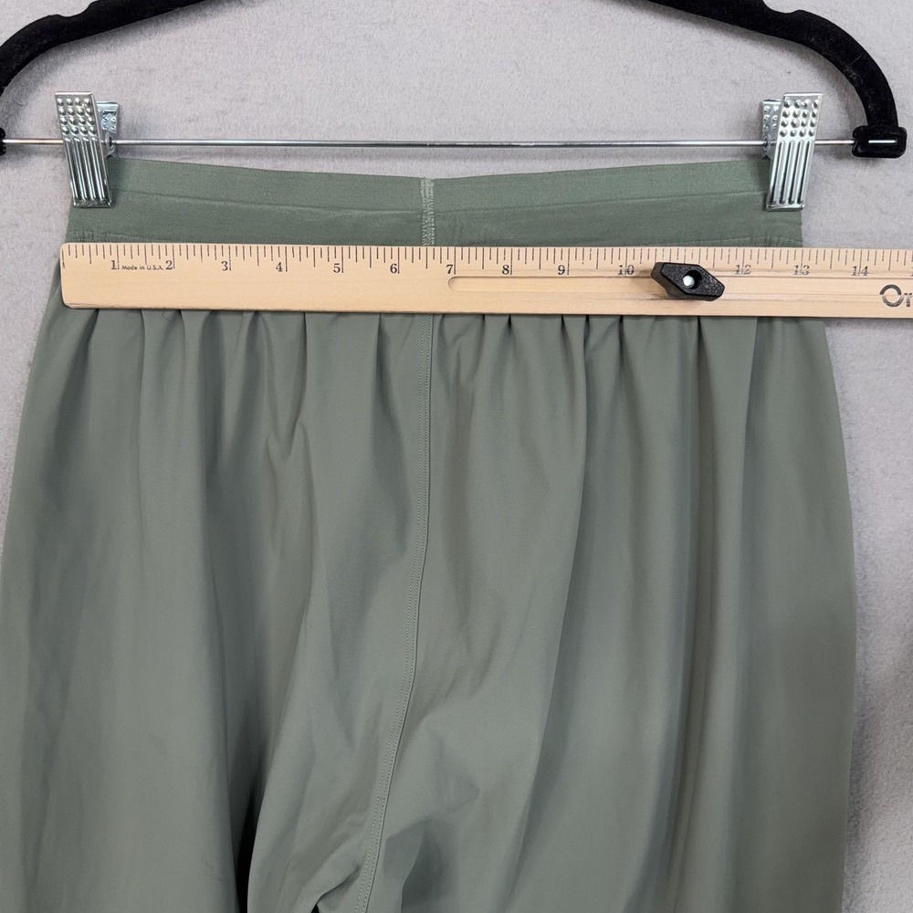 Gymshark Joggers Womens Medium Green Lightweight Stretch Windbreak Cuffed Pants - Picture 11 of 16